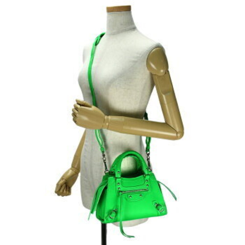 Balenciaga Neo Classic City Green Neogreen Leather Handbag Shoulder Bag - Picture 10 of 10